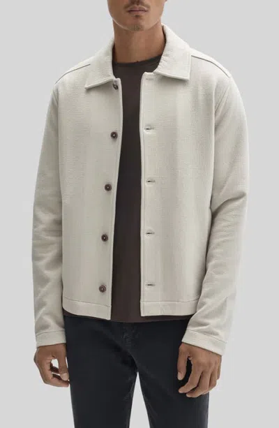 Robert Barakett Dumas Button Front Jacket In White