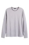 Robert Barakett Dunleath Geo Pattern Crewneck Top In Grey