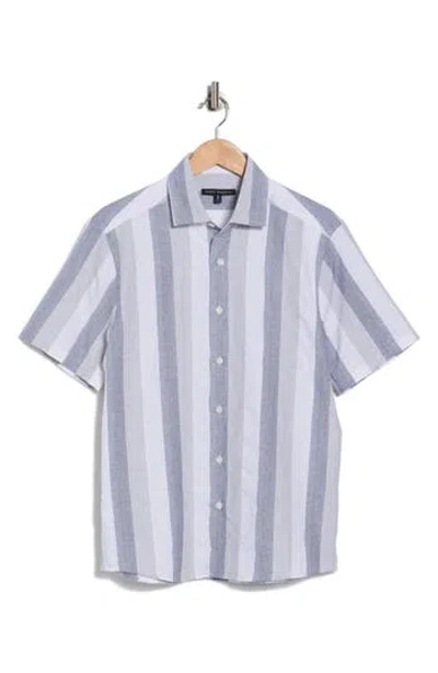 Robert Barakett Edburg Short Sleeve Woven Shirt In Gray