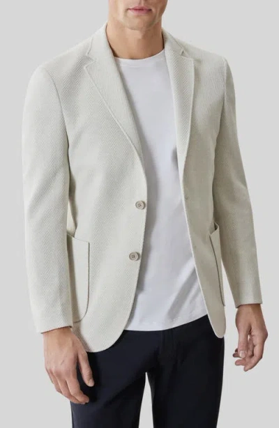 Robert Barakett Eryx Cotton & Linen Blend Herringbone Sport Coat In Gray