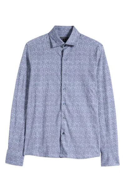 Robert Barakett Ezra Button-up Shirt In Blue