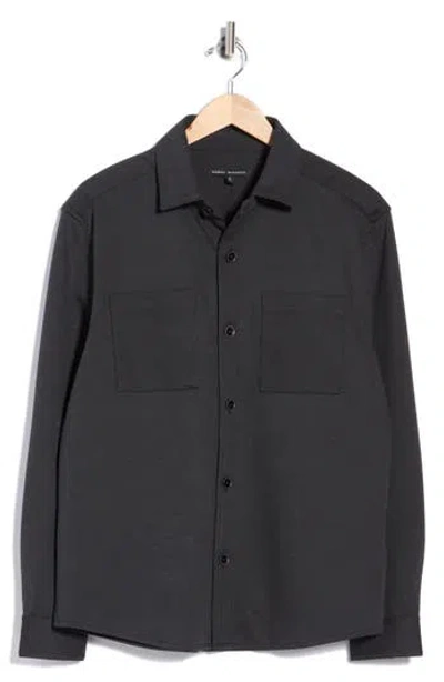 Robert Barakett Fegan Long Sleeve Overshirt In Blue