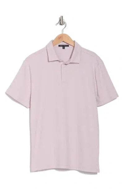 Robert Barakett Feni Cotton Polo In Cloudy Pink