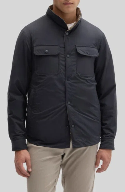 Robert Barakett Florio Reversible Snap Jacket In Black