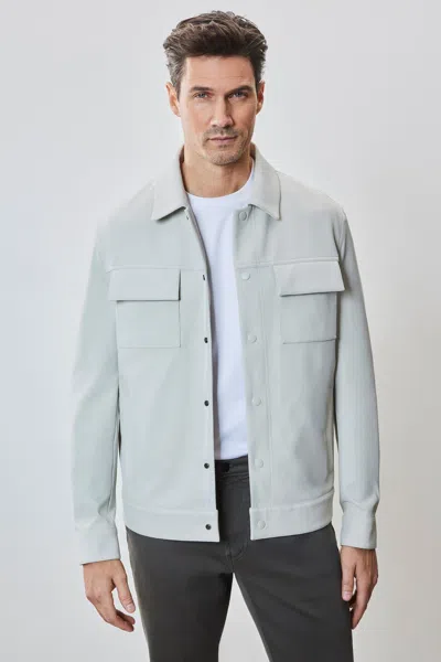 Robert Barakett Fremantle Denim-style Jacket In Stone