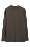 Robert Barakett Georgia Long Sleeve T-shirt In Gray