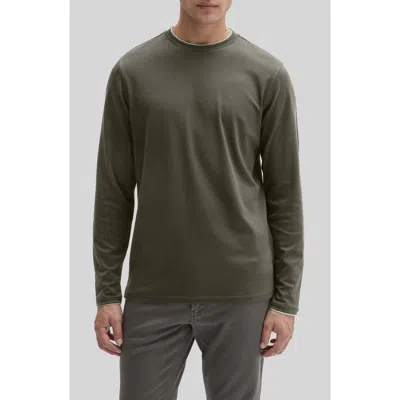 Robert Barakett Georgia Pima Cotton Long Sleeve T-shirt In Gray