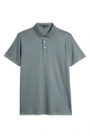 Robert Barakett Georgia Pima Cotton Polo In Balsam Green