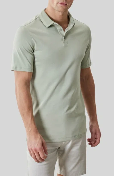Robert Barakett Georgia Pima Cotton Polo In Green