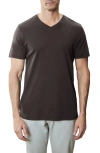 Robert Barakett Georgia Regular Fit V-neck T-shirt In Espresso