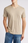 Robert Barakett Georgia Regular Fit V-neck T-shirt In Twine
