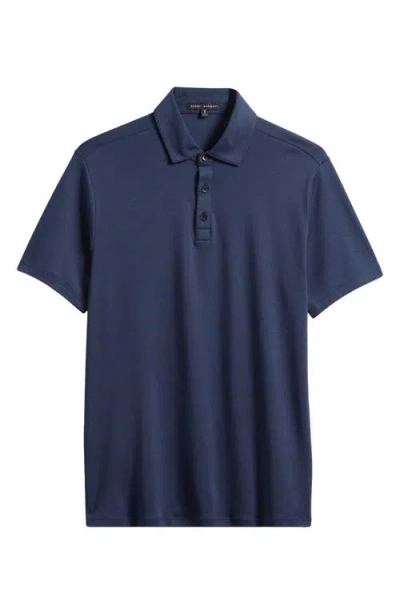 Robert Barakett Georgia Short Sleeve Pima Cotton Polo In Blue