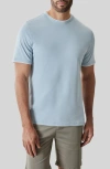 Robert Barakett The Barakett Textured Tee In Light Blue