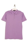 Robert Barakett Georgia Zip Polo In Wild Tulip