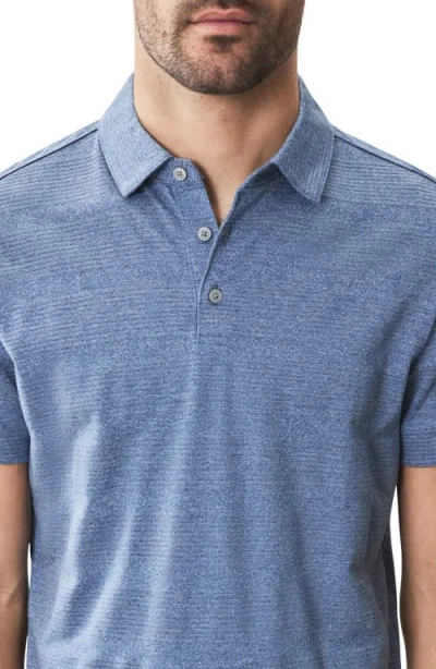 Robert Barakett Granite Cotton Blend Polo In Blue