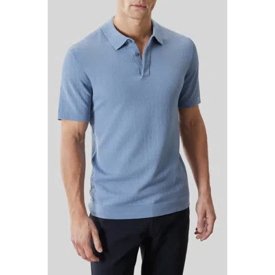 Robert Barakett Halric Polo Sweater In Blue