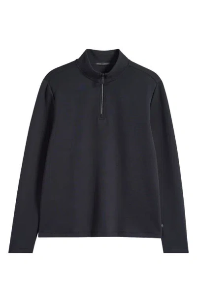 Robert Barakett Hanwell Half Zip Pullover In Black