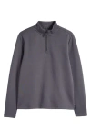 Robert Barakett Hanwell Half Zip Pullover In Grey
