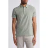 Robert Barakett Hickman Short Sleeve Polo Shirt In Dusty Vine
