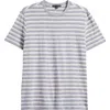 Robert Barakett Hockney Stripe Short Sleeve Crewneck T-shirt In Blue