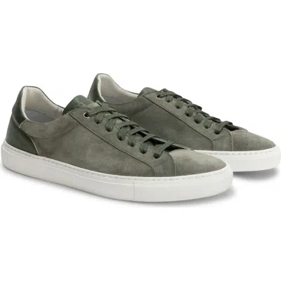 Robert Barakett Huberto Suede Low Top Sneaker In Green