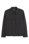 Robert Barakett Jerry Utility Jacket In Black