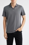 Robert Barakett Lake City Johnny Collar Polo In Gray