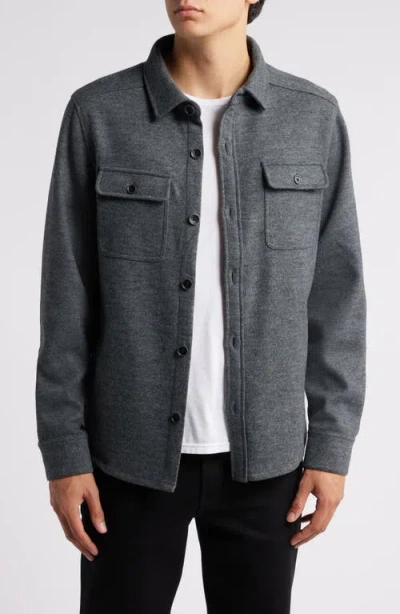 Robert Barakett Laureate Overshirt In Grey
