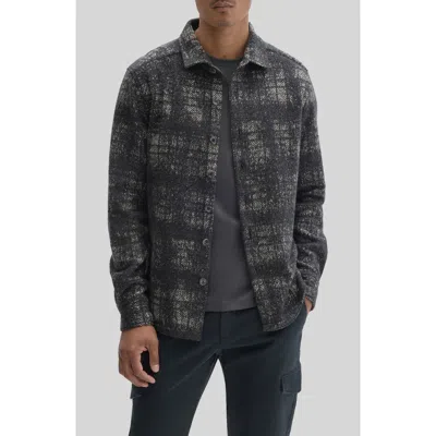 Robert Barakett Lucas Overshirt In Gray