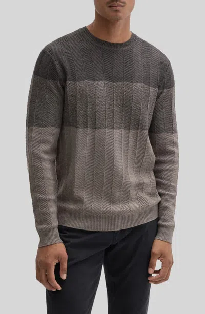 Robert Barakett Marchetti Wool Blend Chevron Sweater In Multi