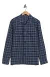 Robert Barakett Maverick Plaid Button-up Shirt In Blue
