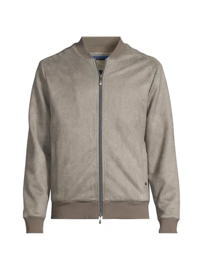 Robert Barakett Men's Degas Full-zip Jacket In Brown
