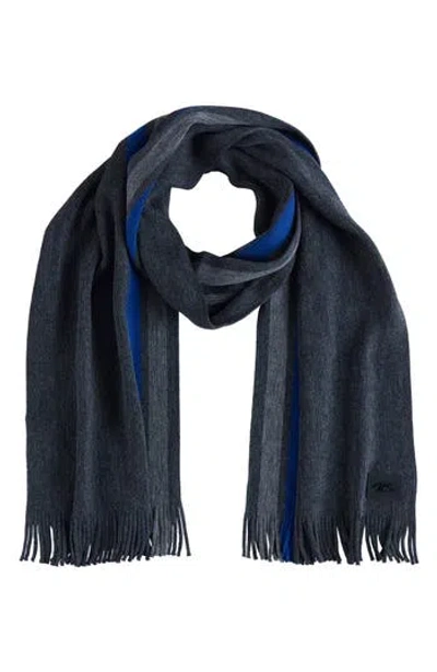 Robert Barakett Merino Wool Scarf In Gray