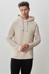 Robert Barakett Mesa Overlock Hoodie In Tan