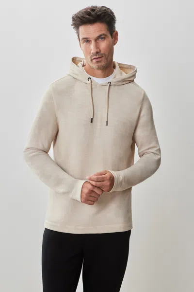 Robert Barakett Mesa Overlock Hoodie In Tan