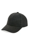 Robert Barakett Microcheck Baseball Cap In Black
