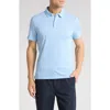Robert Barakett Mirage Geo Jacquard Polo In Light Blue