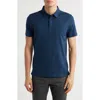 Robert Barakett Mirage Geo Jacquard Polo In Navy