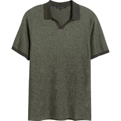 Robert Barakett Mission Hill Ombré Johnny Collar Polo In Hedge Green