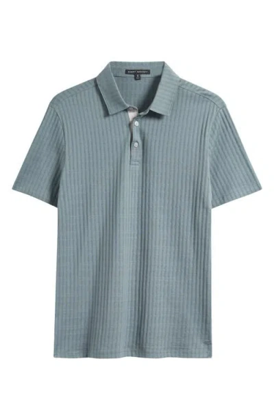 Robert Barakett Mozart Jacquard Polo In Green