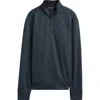 Robert Barakett Nash Quarter Zip Pullover In Blue
