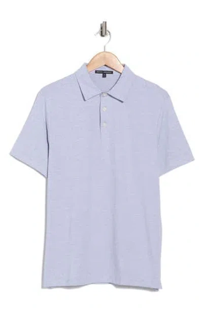 Robert Barakett Nathaniel Short Sleeve Polo In Blue