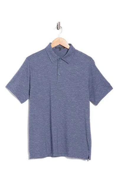 Robert Barakett Nathaniel Short Sleeve Polo In Blue