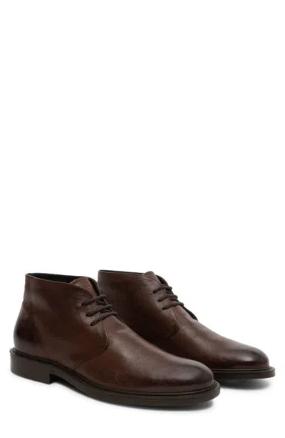 Robert Barakett Neal Leather Chukka Boot In Brown
