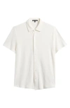 Robert Barakett Newman Short Sleeve Knit Button-up Shirt
