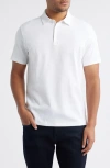 Robert Barakett Northpark Cotton Blend Polo In White