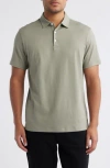 Robert Barakett Northpark Cotton Blend Polo In Green