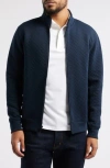 Robert Barakett Oceania Zip Knit Jacket In Navy