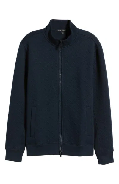 Robert Barakett Oceania Zip Knit Jacket In Navy