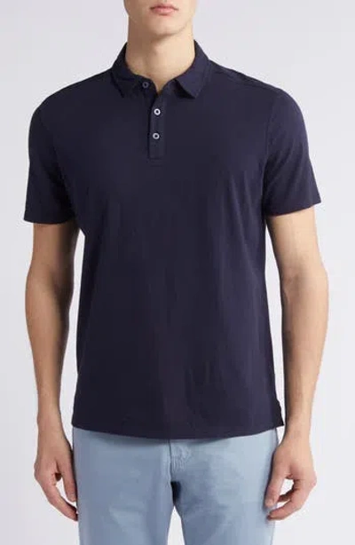 Robert Barakett Orson Cotton Polo In Blue